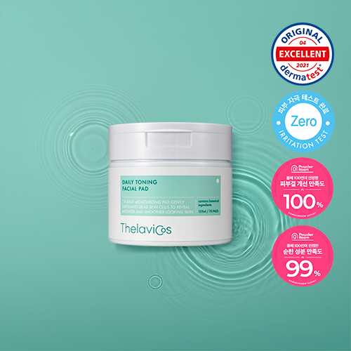 Thelavicos, K-beauty cosmeceutical beauty online shop, non-irritation daily exfoliating toner pad